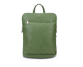 Green Double Zipper Backpack Bag