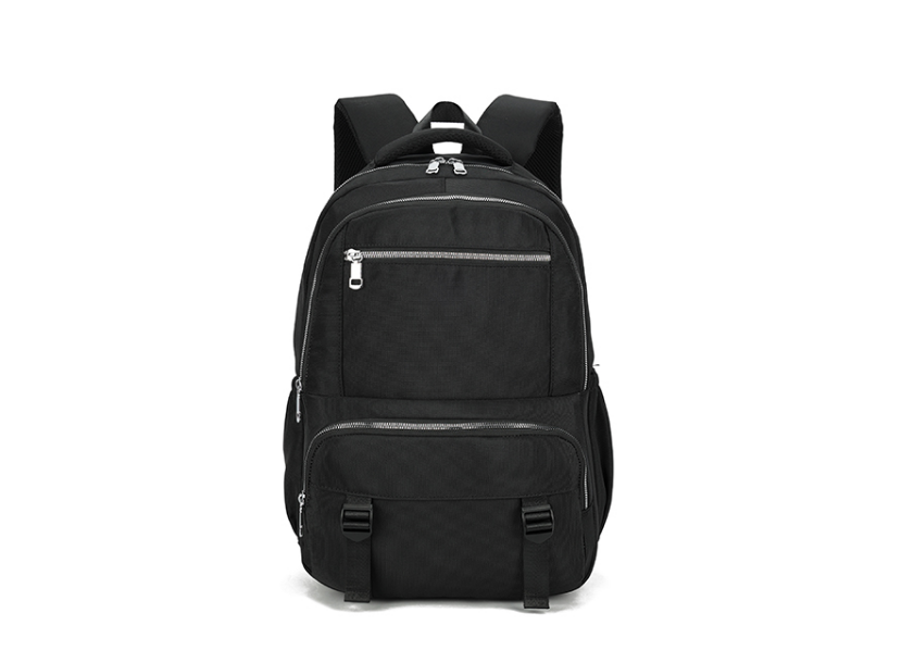 Black Double Zip Para Combat Backpack Bag