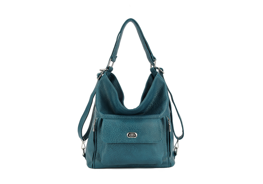 Teal Classic Elegance Hand Bag